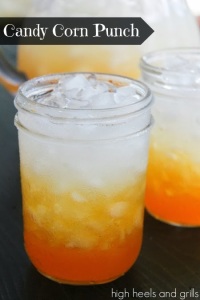 Candy Corn Punch by High Heels and Grills. 